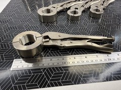 Set Of 8 IPS Cold Ring Clamp Tools &ndash; 2 Each: 2&rdquo; 1.25&rdquo; 1&rdquo; & 3/4&rdquo;