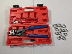 iCrimp PEX Clamp Cinch Tool & Pipe Cutter ASTM F2098 3/8-1in w/Case & Rings