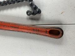 RIDGID C-14 chain pipe wrench heavy duty plumbing tool USA Made