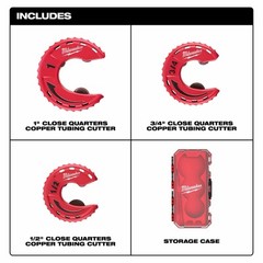 Milwaukee 48-22-4267 Close Quarters Tubing Cutter Set