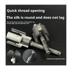 NEW External Pipe & Integrated Internal Threading-Tool PVC Pipe Threader Kit