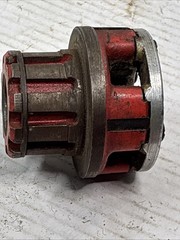 Ridgid 00-R Ratchet Pipe Threader 3/4&Prime; Threading Die Head Cutting Edges Great