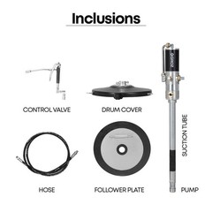 PROLUBE 50:1 Air Operated Grease Pump Complete Kit for 5 Gallon Pails, Heavy-&hellip;