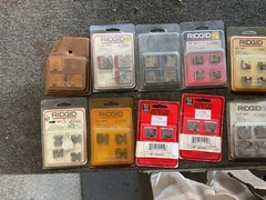 Mixed lot of Ridgid Pipe Dies 1/2&Prime; 3/4&Prime; 1-1/4&Prime; Berkley BT-00003 37875 37825 3782