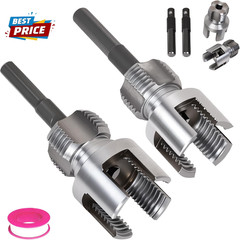2PCS PVC Pipe Threader Kit &ndash; Dual-Function Internal & External Pipe Threading To