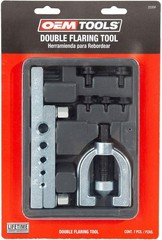 Double Flaring Tool Set, Automotive Brake Line Repair, Multiple Adapters
