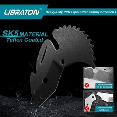 Libraton PVC Pipe Cutter, Up to 2-1/2&Prime;, Ratchet Pipe Cutter Heavy-Duty, Pex C&hellip;