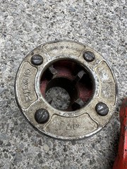 🇺🇸RIDGID 00-R Pipe Threader Threading Ratchet Head & 1&rdquo; Die Head🇺🇸