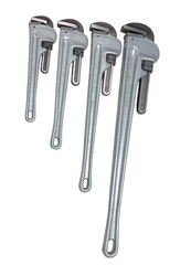 Super-Ego Aluminum Pipe Wrench Set 14&rdquo; 18&rdquo; 24&rdquo; 36&rdquo; &ndash; 4-Piece &ndash; NOS Vintage Tools
