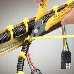 5 Pack Flush Wire Cutters Snips, 5 Inch Micro Flush Cutting Pliers | Spring Load