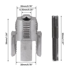 1/2&Prime;(4Points)+3/4&Prime;(6Points) PVC External Pipe Threading Carbon Steel Tool Kit
