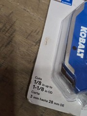 🛠️ Kobalt 1/8 to 1 1/8 OD Screw-Feed Copper Tube Cutter NEW * 2146937