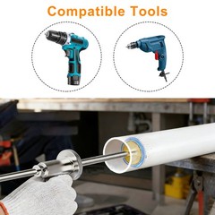 Adjustable Inside PVC Pipe Cutter 7&Prime;Depth Pipe Cutter Tool for 1-1/2&Prime; to 8&Prime; Pipe
