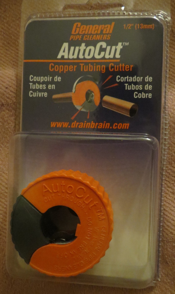 1/2-inch AutoCut Copper Tubing Cutter by General Pipe Cleaners, Model: ATC12