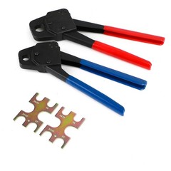 2 Pex Crimper 1/2&Prime; And 3/4&Prime; Plumbing Crimping Gonogo Angle Gauge Tools Combo