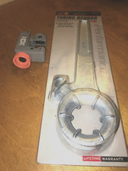 Lot of 2, Mini Tubing Cutter 1/8 to 1-1/8 O.D. used, PT Bender 1/8 to 1/2 New