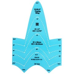 2&Prime; Id Coping Wing &rdquo; Pipe Saddle Template And Notcher | 22.5&ldquo;90 | Pipe Notcher To