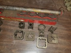REED MFG Co. Pipe Threader Set w/Dies Vintage Plumbing Tool Made in USA NICE