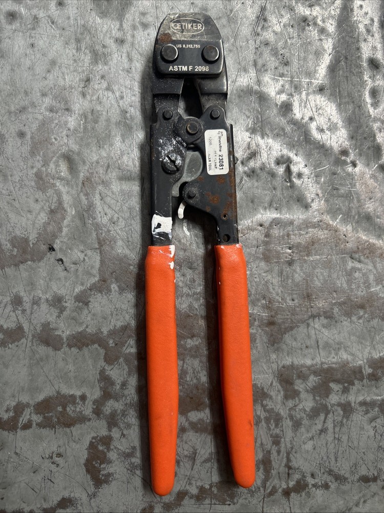 Oetiker 23081 Pincer Crimp Tool Orange Handle