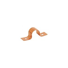 SIOUX CHIEF 501-2 1/2&Prime; CU PLATED TUBE STRAP W/NAILS