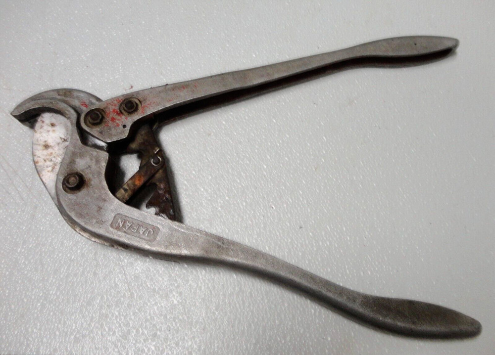 RARE VINTAGE JAPAN XL 17&Prime; LONG PVC Pipe Cutter Cutting TOOL Aluminum Rachet Type