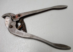 RARE VINTAGE JAPAN XL 17&Prime; LONG PVC Pipe Cutter Cutting TOOL Aluminum Rachet Type