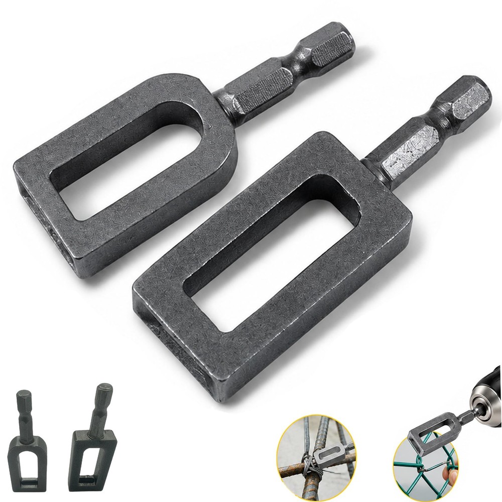 2 PCS Wire Twister Tool for Drill, Wire Twisting Tool with 1/4 Inch Hex Shank&hellip;