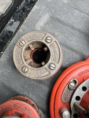 RIDGID No. 65-R Manual Pipe Threader Set w/ 3 Die Heads