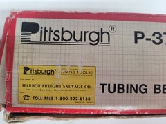 PITTSBURGH TOOL P-3755 TUBING BENDER 1/4, 5/16, 3/8