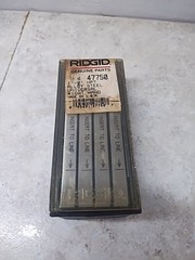 RIDGID 47750 1-2&Prime; NPT Universal Pipe Dies Right Hand USA Made Pack Of 4 NOS