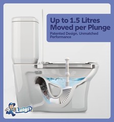 Luigi&rsquo;s Toilet Plunger &ndash; Unclogger Plungers for Grey Plunger, Gray
