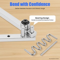 Manual Mini Bending Machine Carbon Steel Steel Rod Universal Bender 8mm Dia