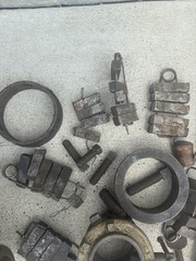 Toledo Pipe Threading Machine & Misc Tools w/ Crate