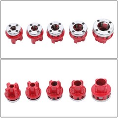 Ratcheting Pipe Threading Tool Set Ratchet Pipe Threader Kit With 6 Dies Set