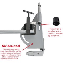 Notcher Roll Cage Tube Joint Tubing Notcher with Instructions, Built-In Protr&hellip;