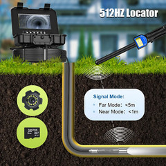 165FT 5mm Sewer Camera 10.1 Inch