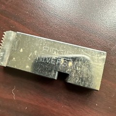RIDGID 47765 Universal Die Head &ndash; Silver. 1-2. NPT HS