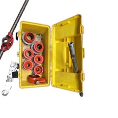 RIDGID 12 R PIPE THREADING DIE SET 1/2&Prime;-2&Prime; w Handle & Ratchet & Craftsman Die
