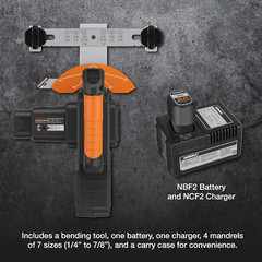 NTB7L Power Tubing Bender for Soft Copper Tubing &ndash; Battery-Operated &ndash; One-Button