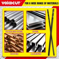 3/8 Inch x 12 Drill Bit &ndash; Long Bit, Industrial Black Oxide&hellip;