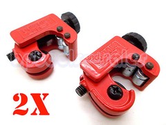 (2x) Mini Tubing Cutter Copper Pipe Cutting 1/8&Prime; &ndash; 5/8&Prime; OD Rigid Plumbing HVAC