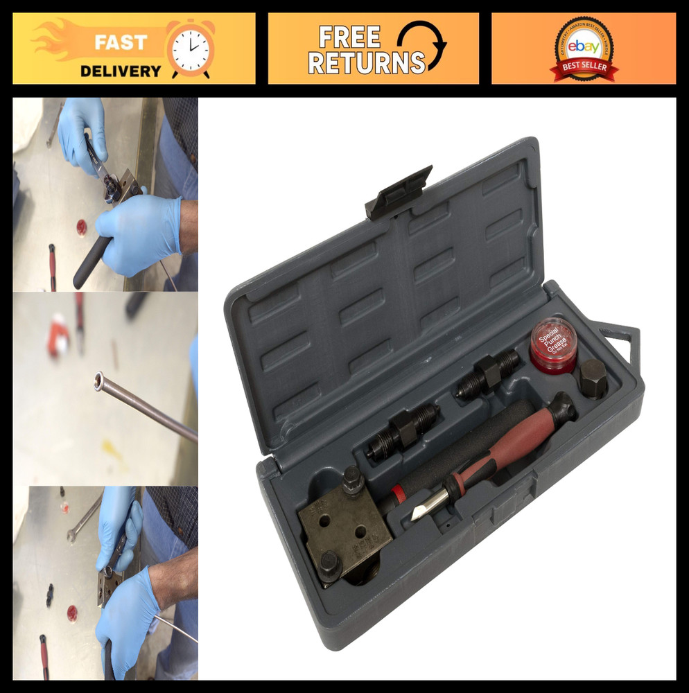 Flaring Tool for 3/16&Prime; & 1/4&Prime; Tubing &ndash; Single/Double Flares, Durable & Easy to U