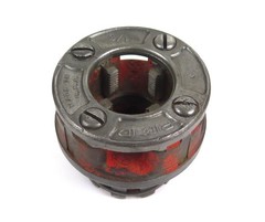 Ridgid 00R Pipe Threader Die Head w/ 3/4&Prime; NPT Dies