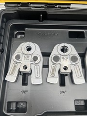 DeWalt 4 CTS Compact Press Jaws For DCE210 &ndash; 1/2&rdquo; / 3/4&rdquo; / 1&rdquo; / 1-1/4&rdquo;
