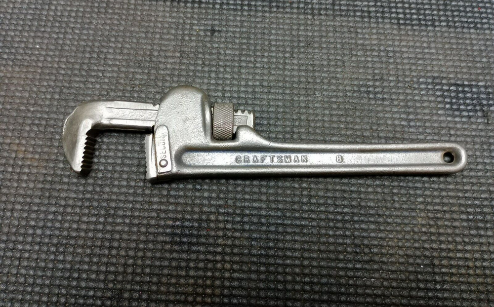 Vintage CRAFTSMAN GUARANTEED 8&Prime; Steel Pipe Wrench