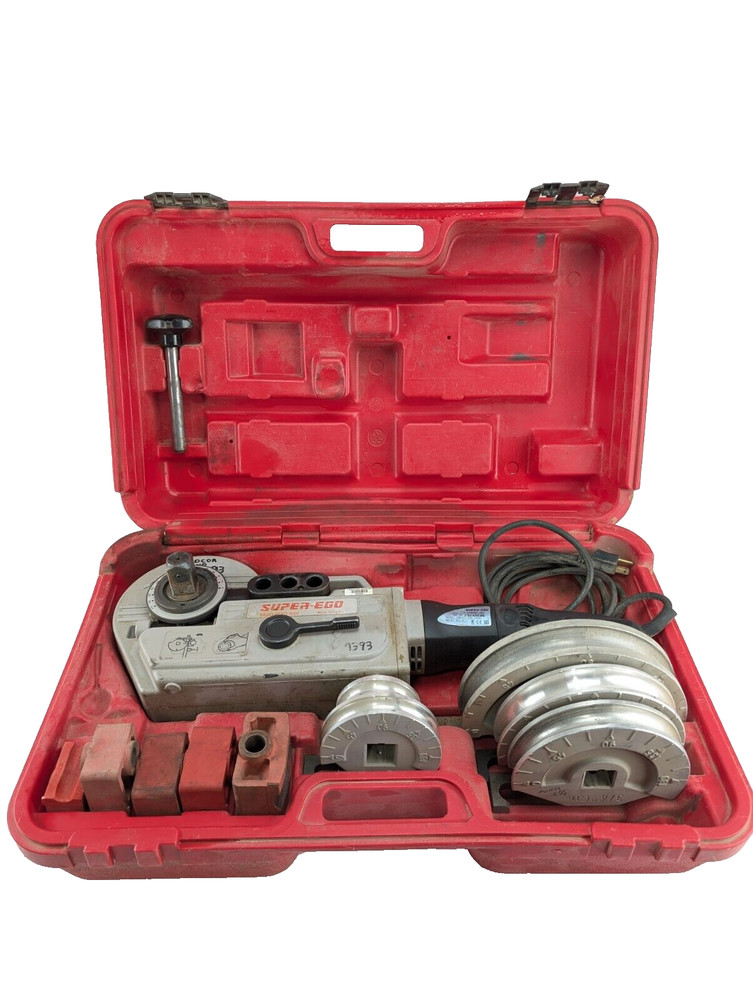 Super-Ego Robend 3000 Portable Electric Pipe Bender w/ 5 Sets of Bending Dies