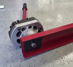 T-Drill T Notcher Tee Forming Machine Mint Condition. ND-54