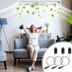 3 Pcs Condensate Trap Flexible Drain Brush, 48 Inch AC Drain Line Cleaning