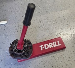 T-Drill T Notcher Tee Forming Machine Mint Condition. ND-54