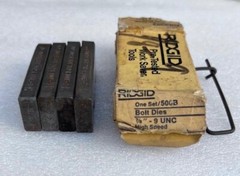 Ridgid 500B Bolt Dies 7/8 in &ndash; 9UNC &ndash; High Speed
